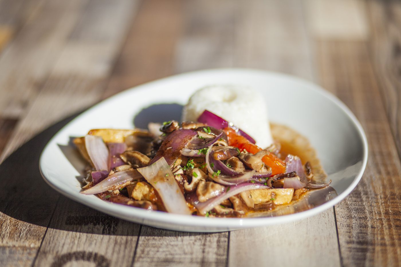 Saltado de Champiñones
