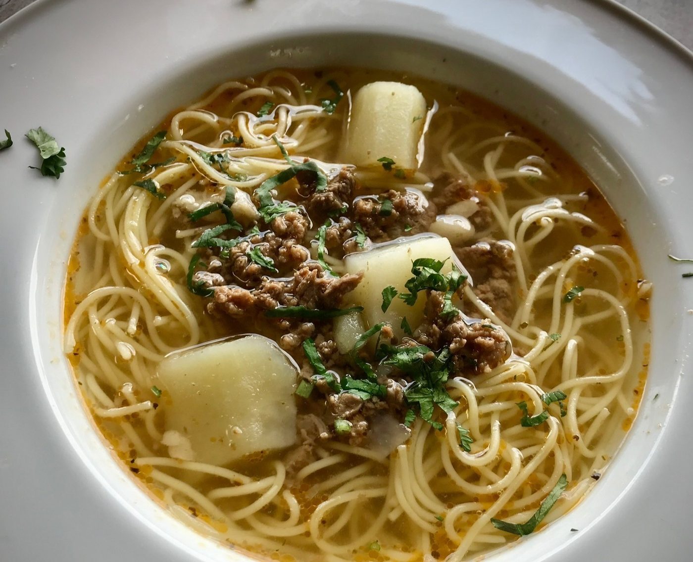 Sopa a la Minuta