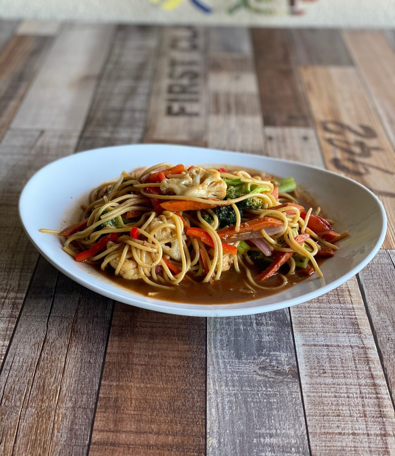 Tallarín Saltado Vegetariano